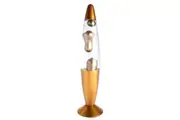 MDI Metallic Motion Lava Lamp Home Decorative Mood Light Display 41cm Gold