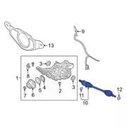 Genuine Ford Axle Assembly LX6Z-3B436-BP (for: Ford)