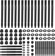 12-Point Cylinder Head Studs Bolts Kit for Chevy LQ9 LS1 LS6 1997-2003 4.8L 5.3L 5.7L 6.0L Engines Replaces 279.1023 33380 emk05