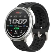 Amazfit Active 2 (Round) Smart Watch - Black Sport Silicone