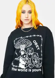 [Obey] The World Is Yours Graphic Crewneck
