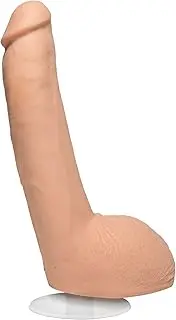 Doc Johnson Signature Series - Xander Corvus - 9 Inch Realistic ULTRASKYN Dildo with Removable Vac-U-Lock Suction Cup - F-Machine & Harness Compatible - for Adults Only, Vanilla