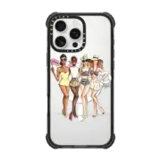 iPhone 16 Pro Max Ultra Impact Case MagSafe Compatible Summer Sweeties BFF Fashion Illustration