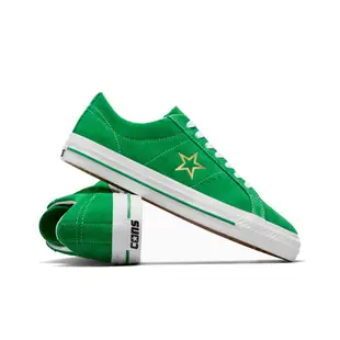 CONVERSE 男女低筒帆布鞋 滑板鞋 ONE STAR PRO OX 綠色-A06645C