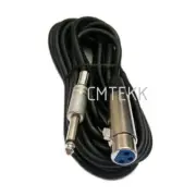 6FT - 100FT XLR 3-Pin Female to 6.35mm 1/4" Mono Male Mic Microphone Audio Cable