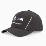 PUMA BMW 帽子 老帽 棒球帽 聯名 休閒 滾邊 可調節 黑【運動世界】02374301