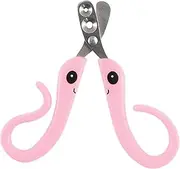 Bomefoi Cat Claw Scissors, Cat Nail Trimmer, Metal Kitten Nail Trimmer, Professional Stainless Steel Grooming Tool, Pet Claw Scissors, Injury Proof Nail Scissors for