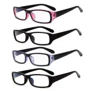 Vintage Square Shape Anti-Blue Light Glasses for Teenagers Students Learning
