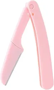 Eyebrow Razor for Women - Folding Facial Hair Razor - Professional Female Face Shaver, Portable Beauty Tools for Home and Travel