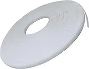 Warmadorn 50 Yard 6mm High Density Polyester Boning for Sewing Wedding Dress Corset,Bridal Gown,Lingerie,Nursing Cap, Party Gown, White (6mm)