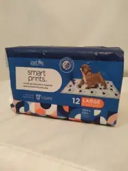 Pet Life Smart Prints Dog Pads 12 Pack Large 22 In X 22 In. Made In USA.