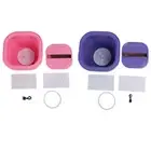 Folding Washing Machine Foldable Washer Dryer Rechargeable Portable Mini Unde