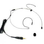Headworn Head Headset Microphone for Sony UTX B03 URX UWP BeltPack Transmitter