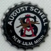 USA Plastic Lined Beer Crown Bottle Cap: August Schell Brewing