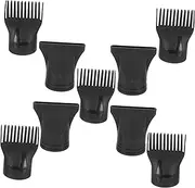 10pcs Hair Styling Tips Hair Dryer Comb Attachment Hair Dryer Concentrator Nozzle Flat Hair Dryer Attachment Hairdryer Brush Combs High Temperature Resistance Nylon Hair Nozzle