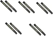 WHAMVOX 5sets Graduation Bachelor Sash Comfortable Satin Sash Lettering 2pcs*5