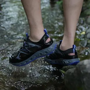 【LOTTO 義大利】男 征服者水陸兩用運動鞋(黑藍-LT3AMW8730)