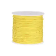 Nylon Cord DIY Making Satin String Craft Wire 147ft, Yellow