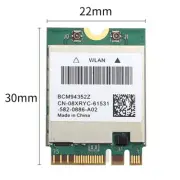 Broadcom BCM94352Z DW1560 M.2 NGFF WiFi Card Network Bluetooth4.0 Adapter for PC
