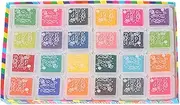 Ink Pad, DIY Multicolor Washable Arts and Craft Rainbow Finger Inkpad, Tool for Rubber Stamp Scrapbooking Decoration