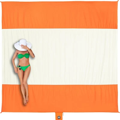 Beach Blanket - Sandproof Waterproof Extra Large Beach Mat | Oversized Sand-Free