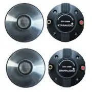4-Pack 1.35" 34MM PA Speaker Driver Tweeters Horn Titanium Compression Screw-On
