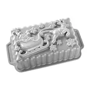 [Nordicware] Nordic Ware Sparkling Sil Santa's Sleigh Loaf Pan