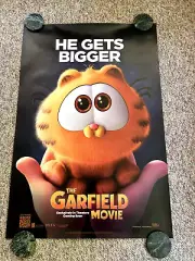 2024 The Garfield Movie- Original Movie Poster 27x40 Double Sided, See Photos''