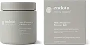 endota Rest and Restore Mint and Macadamia Recovery Bath 300 g, dissolvable bath salts to assists in rest and recovery.