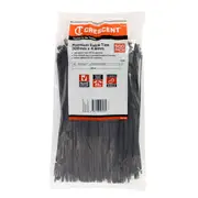 Crescent 300mm X 4 8mm Black Cable Ties 500 Pack