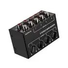 Sound Mixer Stereo Audio Mixer With 4CH RCA Inputs Separate Controls B1K2