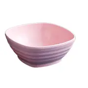 4Pcs Wheat Straw Fiber Thick Children Heat Insulation Soup Square Bowl Tableware