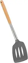 OFFSCH Safe Wok Spatula Non Stick Silicone Kitchen Use Cooking Spatula with Handle for Home Hotel Restaurant Cooking