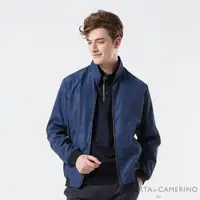 在飛比找momo購物網優惠-【ROBERTA 諾貝達】男裝 藍色休閒外套-質地舒適柔軟(