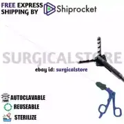 LAPAROSCOPIC HYSTEROSCOPY SEMI RIGID GRASPER ALLIGATOR FORCEPS 4Fr 450mm dhl