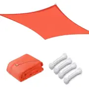 Sun Shade Sail 12x12FT 97% UV Block Square Canopy Outdoor Pool Watermelon Red