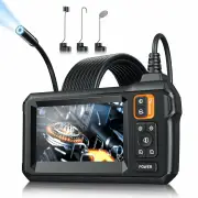 4.3 inch 8mm IPS HD Screen Car Endoscope Camera with Light Borescope 2000mah Sewer Camera 1080P HD Inspection Camera for