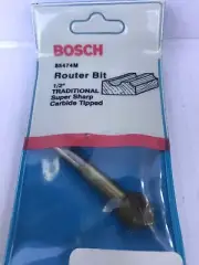 BOSCH #85474M CARBIDE TIPPED 1/2" TRADITIONAL ROUTER BIT