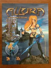 1998 Avatar Press Allura Action Figure Vintage Print Ad/Poster Bill Maus Angel