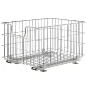 Trinity EcoStorage Wire Basket w/ Slides, Chrome - TBFC-2207