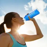 500ml Drinking Bottle Soft Folding Flask BPA Free for U8S4