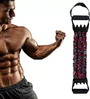 CMLLING Chest Expander,Adjustable Bench Press Band with Bar,Arm Pull Bar Arm Mus