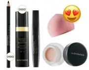5 Items Longwear Eye Pencil Complete cover Foundation Mascara Wonder Blur Sponge