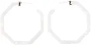 [WRITWAA] 1 Pair Polygonal Earrings Jewelry for Girls Summer Ear Accessories Earrings for Women Studs Circle Earrings for Women Hook Earrings Women’s Jewelry Miss Round Bracelet Acrylic