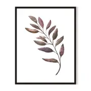 Spring Framed Printed Wall Art - Black
