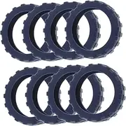 [FOMIYES] 8pcs Suitcase Wheel Covers Noise Reduction Feet Protectors for Luggage Easy Installation Caps for Hardwood Floors Fits Suitcase Leg Shapes