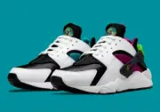 ️NIKE AIR HUARACHE US 13 JORDAN AIR MAX 1 90s PEACE LOVE SWOOSH DM8152-100