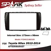 Double Din Facia Kit Fascia Dash Plate For Toyota Hilux Workmate 2012-2014 SP