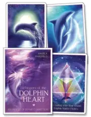 WHISPERS OF THE DOLPHIN HEART ORACLE CARDS Sea Card Deck Book Ocean Tarot Set