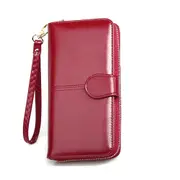 women's wallet female wallet women genuine leather fashion leather purse for women lady wallets long for girl clutch bag